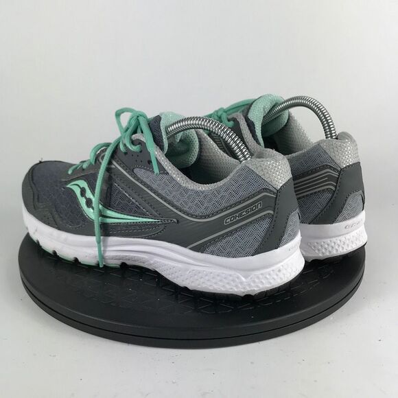 Saucony Grid Cohesion 10 Gray/Green Running Shoes S15333-3 Women’s Size 9.5 - Picture 7 of 12